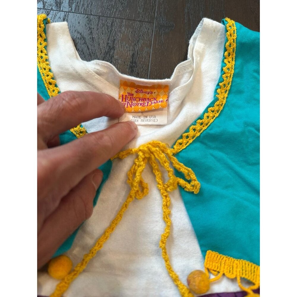 SUPER‎ RARE VTG 90's Disneys Hunchback of Notre Dame Esmerelda Dress Sz 5 - Picture 3 of 4